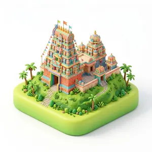 Coimbatore 3D illustration