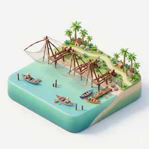 Kochi 3D illustration