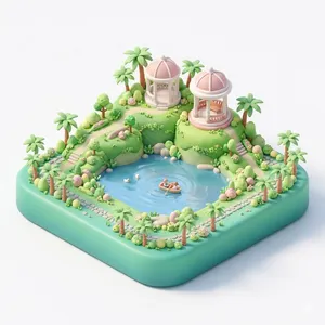 Thane 3D illustration